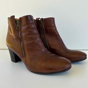 Brown Ankle Booties EU Size 36 🇮🇹 Gidigio